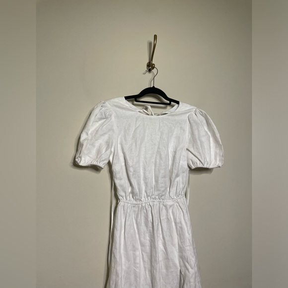 Reformation Anneliese Linen Dress in White - Picture 6 of 10